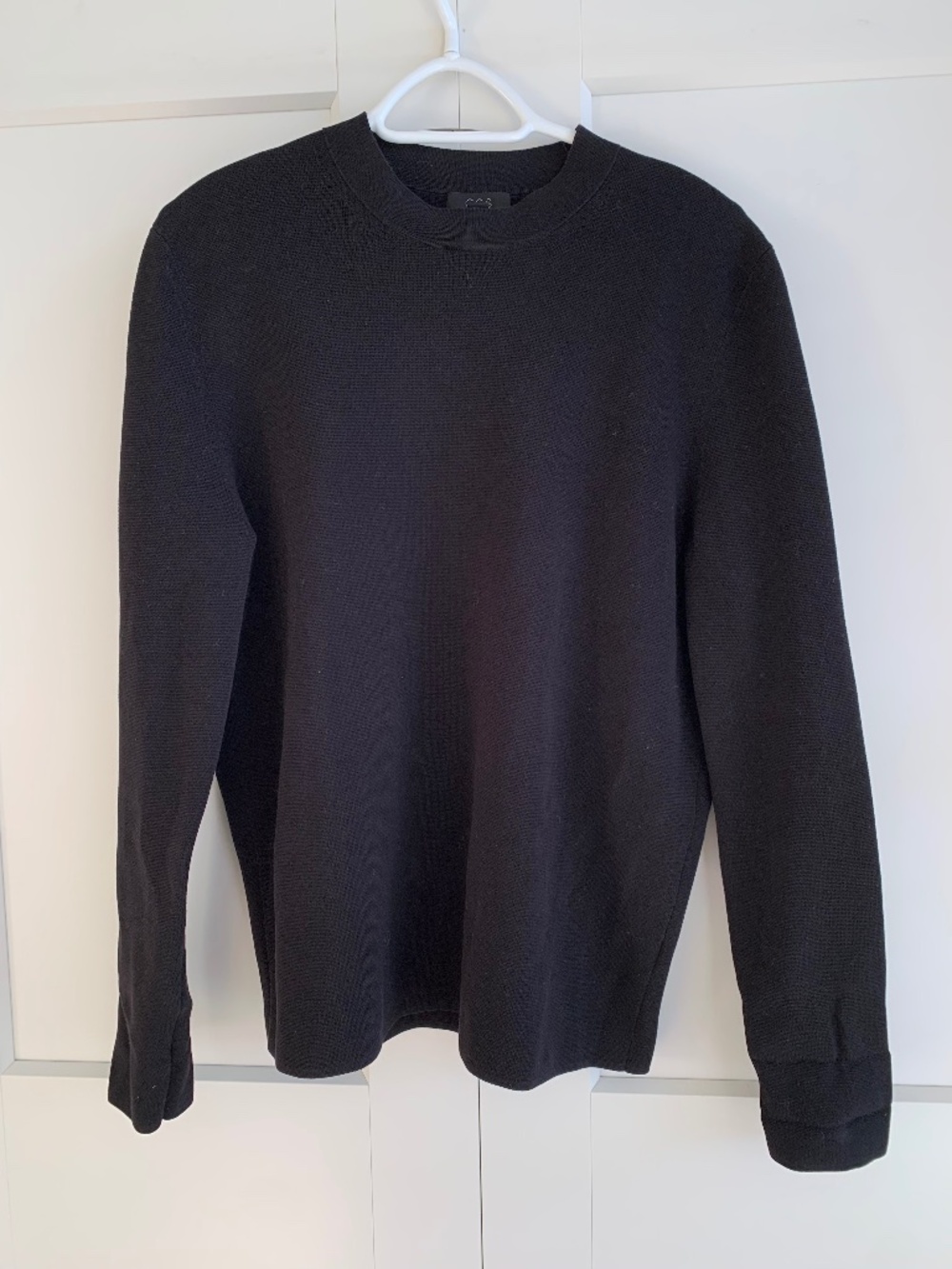 COS Crewneck Sweater Women's Size L in Black